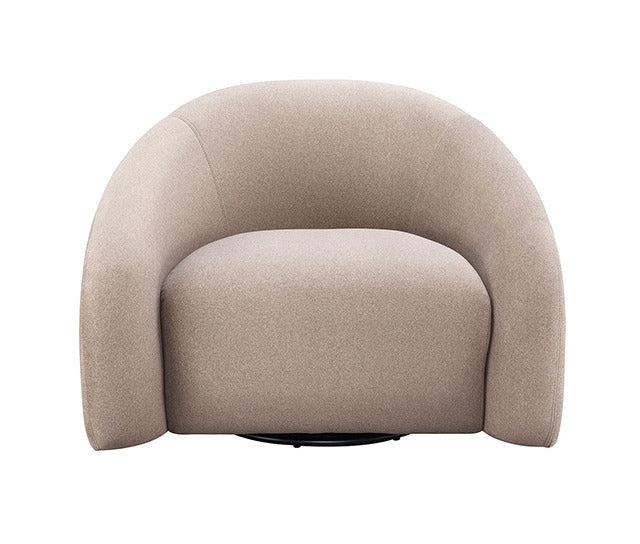 Kyria Swivel Chair, Brown - view 2