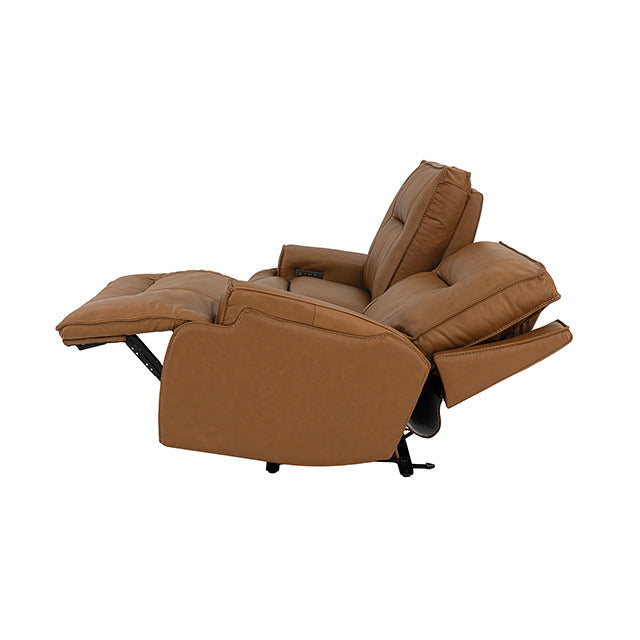 Dallas Oversized Power Sofa, Camel Brown - view 5