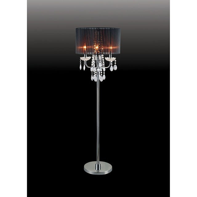 Jada Floor Lamp, Black/Chrome - view 2