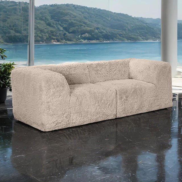 Nappi Loveseat, Taupe - view 2