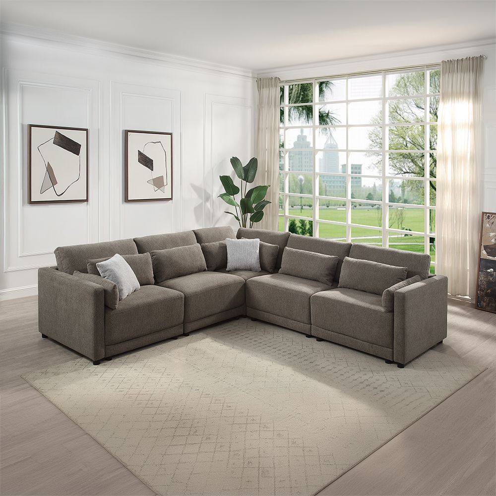 Rylie Modular - Left Facing Chair w/3 Pillows – view 12