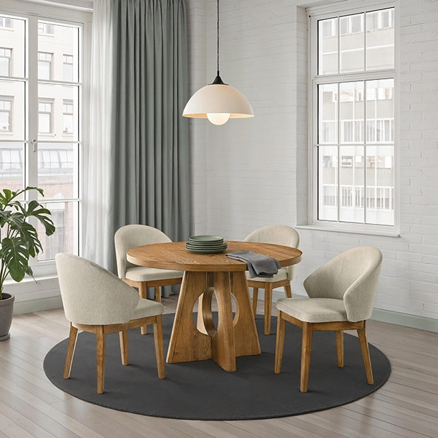 Ozark 5 Pc. Dining Table Set, Walnut - view 4