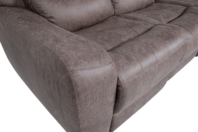 Demetrius Power Recliner, Brown - view 3