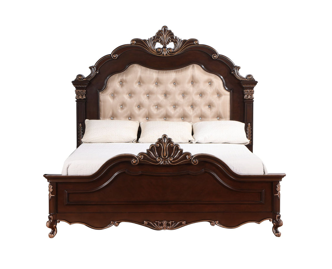 Constantine 5/0 Q Headboard-Cherry