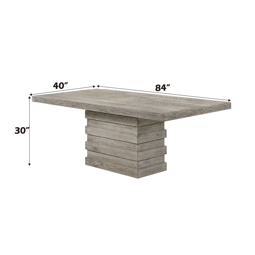 Faustine Dining Table – dimensions diagram