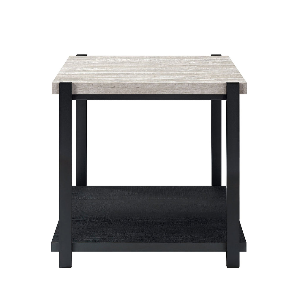 Linea  3 Pc Occasional Set- 1 Coffee & 2 End Tables-Lt Gray F