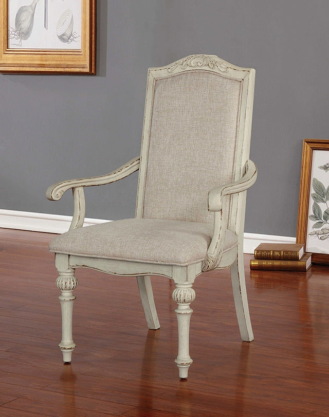 Arcadia Arm Chair, Antique White - view 2