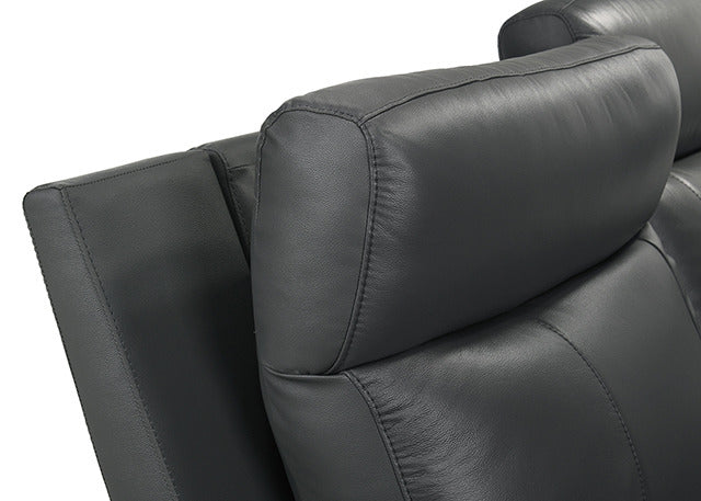 Oliverus Power Sectional, Dark Gray - view 2