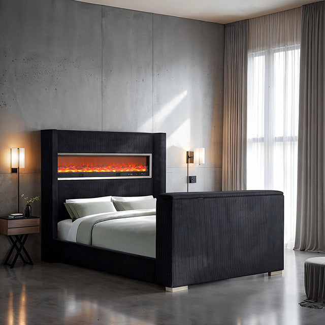Sumter Bed, Black - view 3