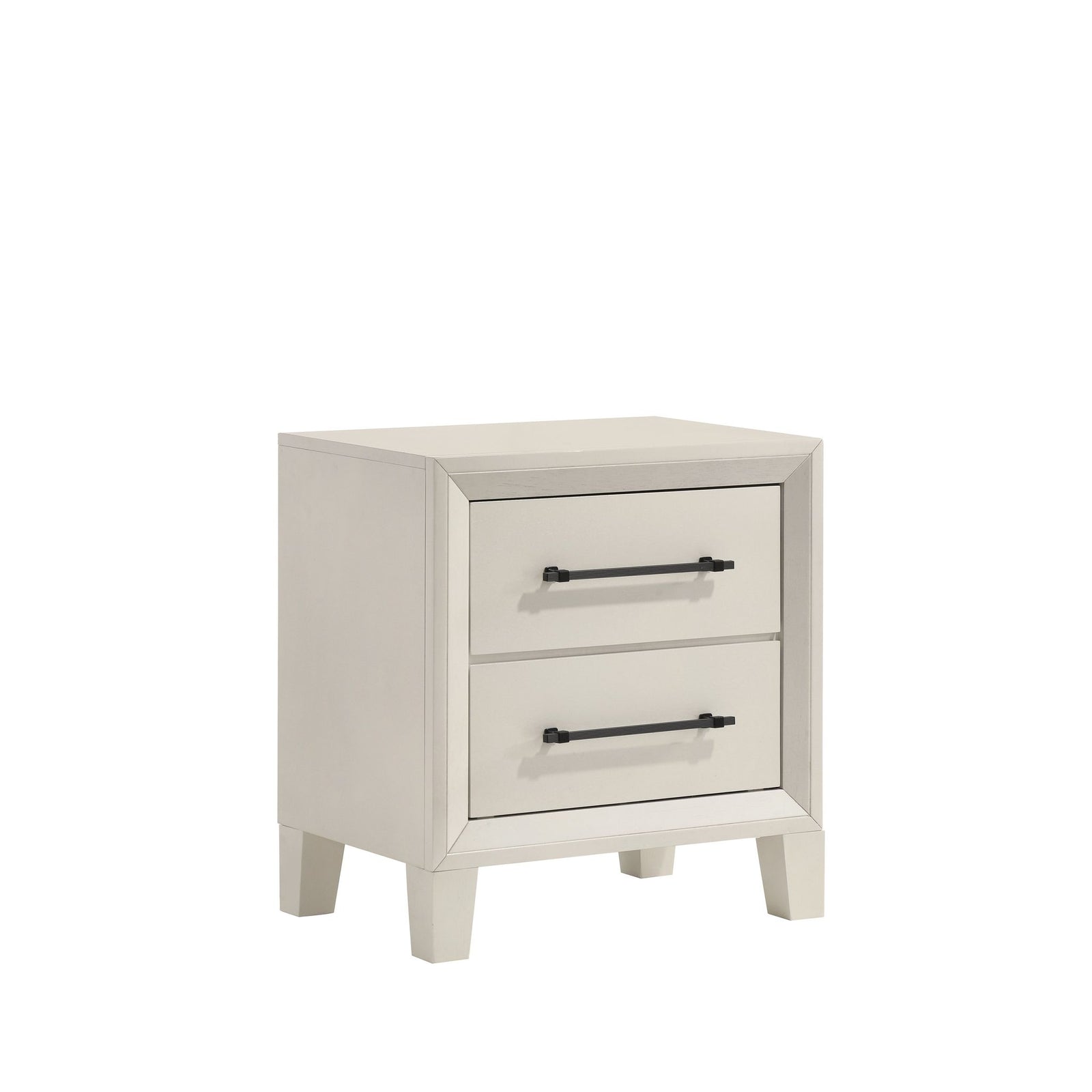 Ballard 2 Drawer Nightstand-White