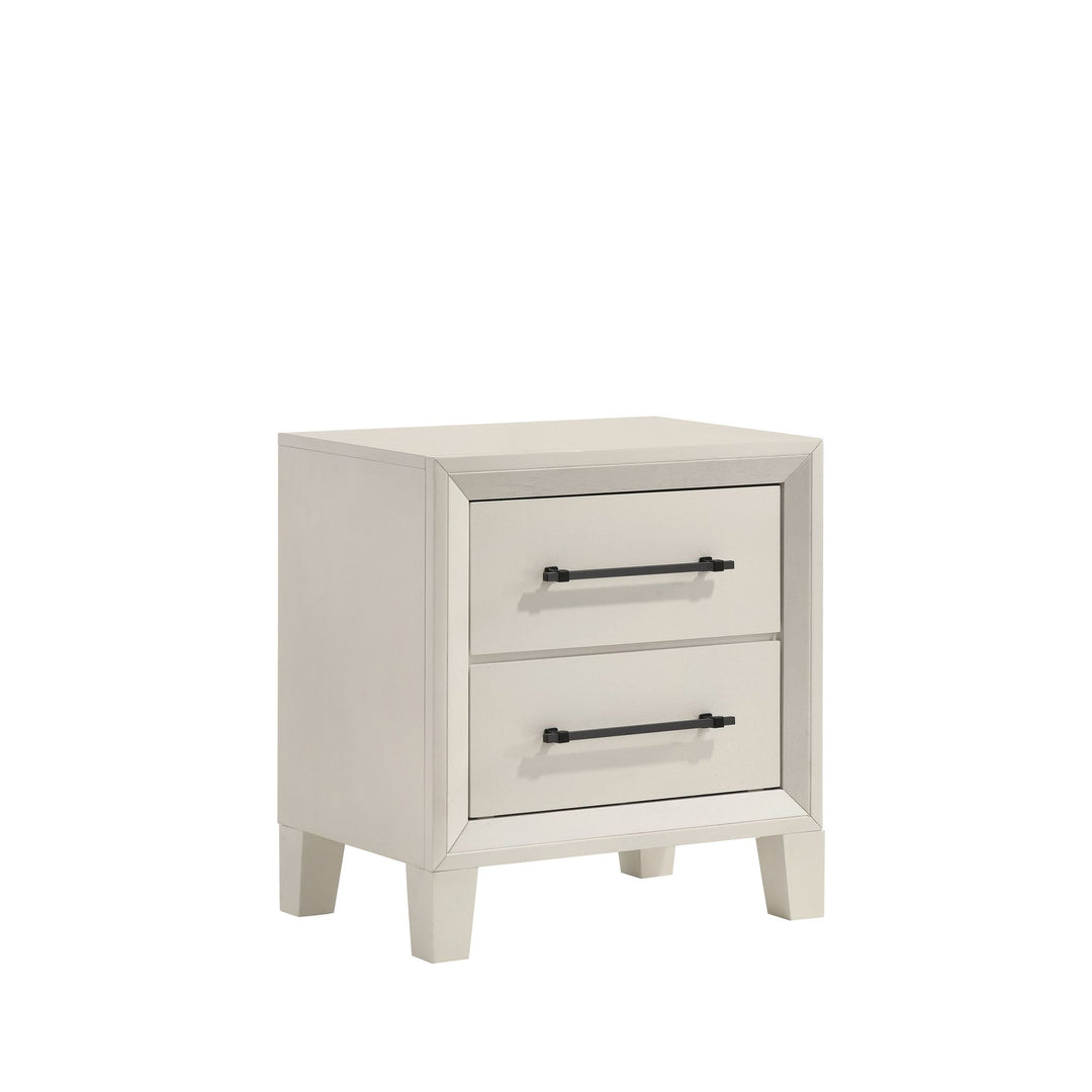 Ballard 2 Drawer Nightstand-White