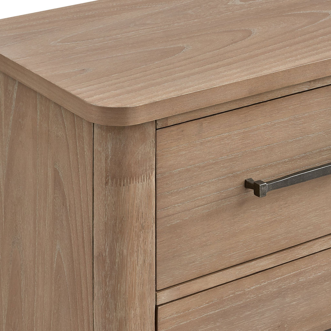 Anika 2 Drawer Nightstand-Natural