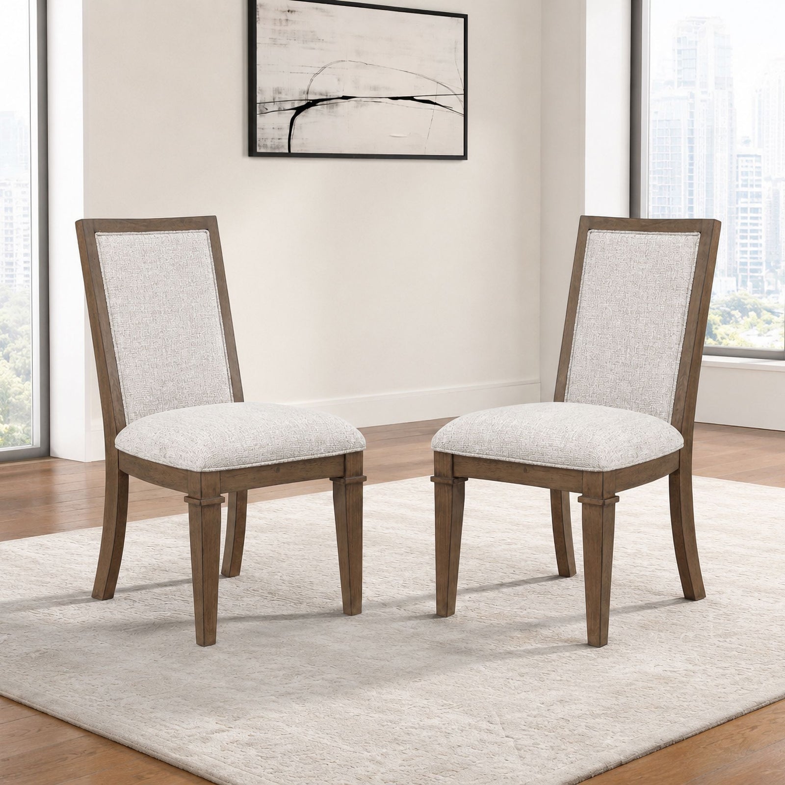 Mariana Upholstered Side Chair (2 Per Carton)-Vintage Mocha