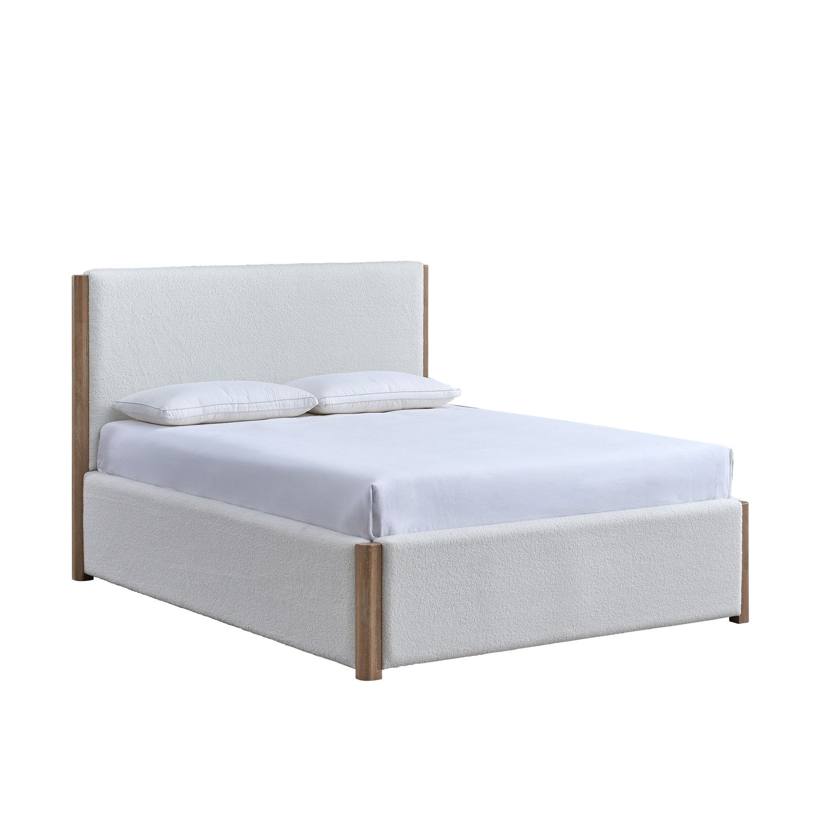 Anika 6/0 WK Upholstered Side Rails-White