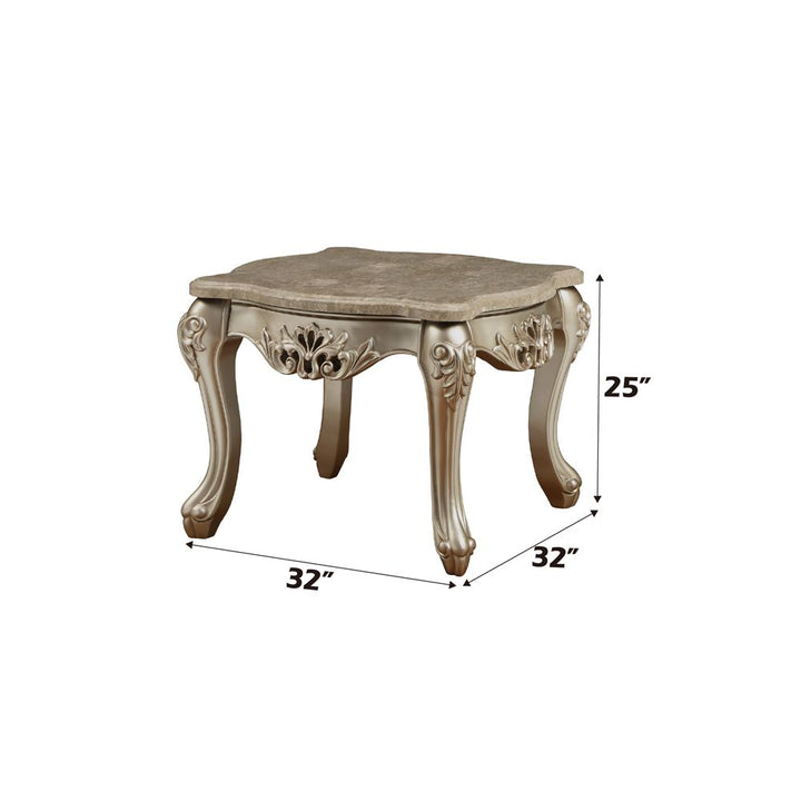 Ranita End Table – dimensions diagram