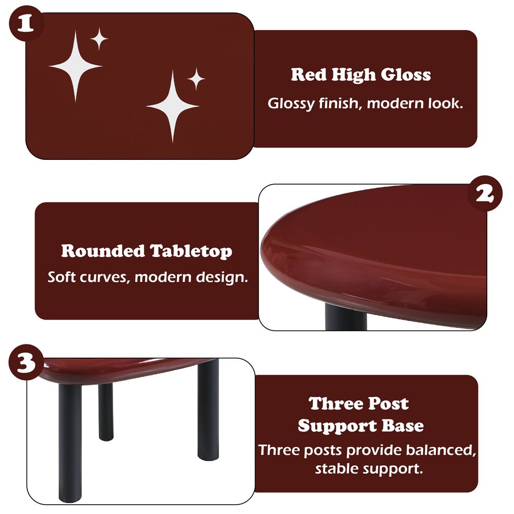Eddie End Table – features callout