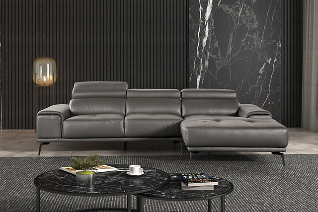 Vadso Sectional, Right Chaise, Dark Gray - view 3