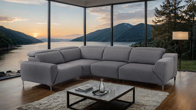 Melancton Power Sectional, Dark Gray - view 2