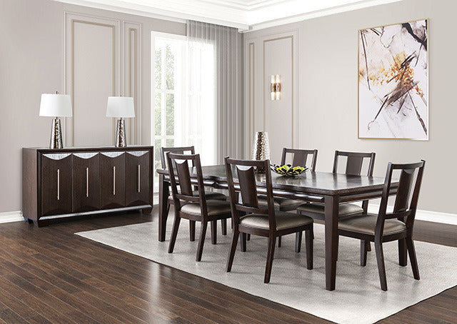 Hinwitz Dining Table, Espresso - view 2