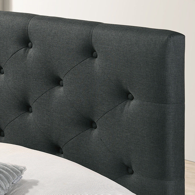 Sybella Bed, Dark Gray - view 3