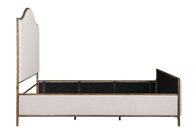 Vilna Bed, Matte Gold - view 3