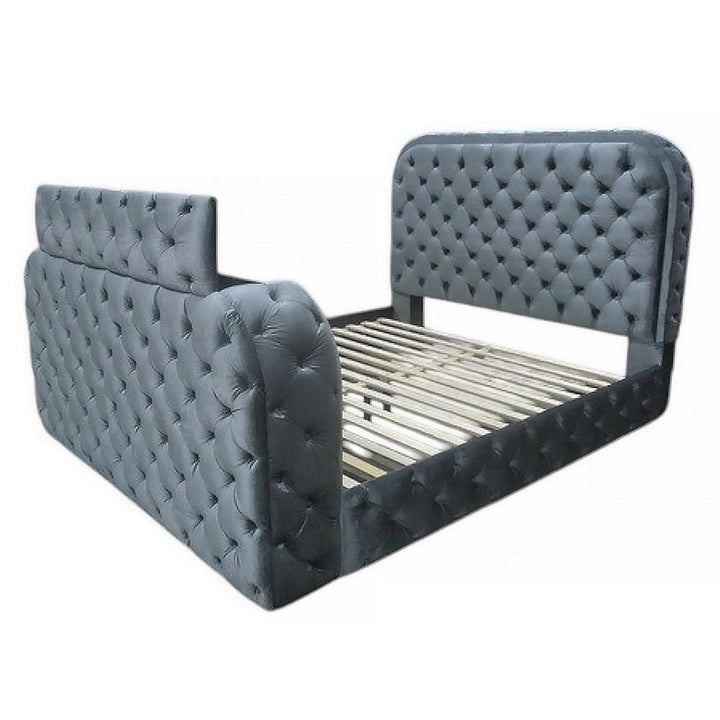 Kana Eastern King Bed w/LED, Fireplace &amp; TV Stand – view 2