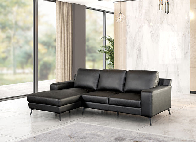 Stordal Sectional, Left Chaise, Black - view 2