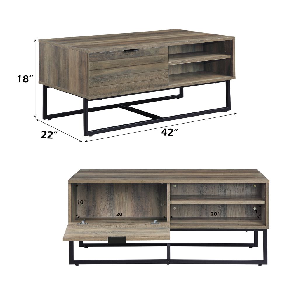Homare Coffee Table – dimensions diagram