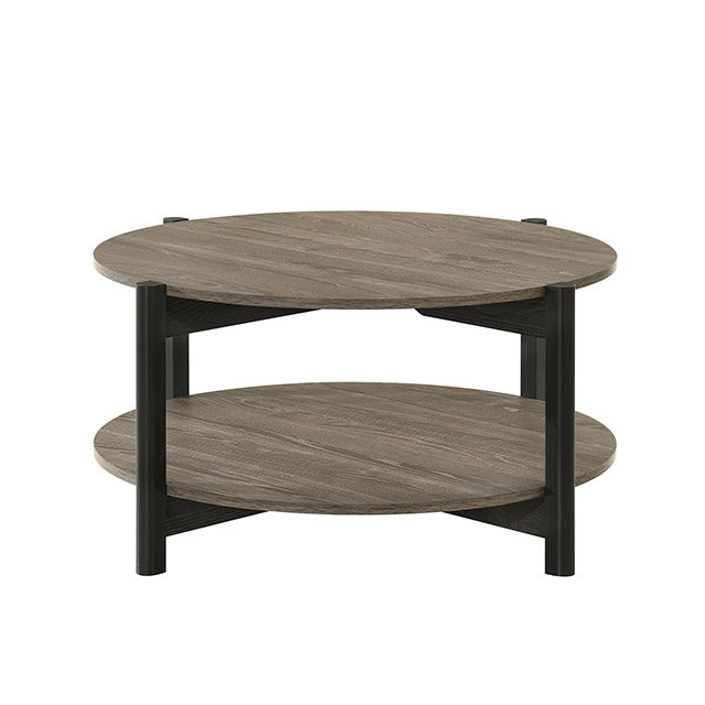 Hyde Round Coffee Table, Dark Gray - view 3