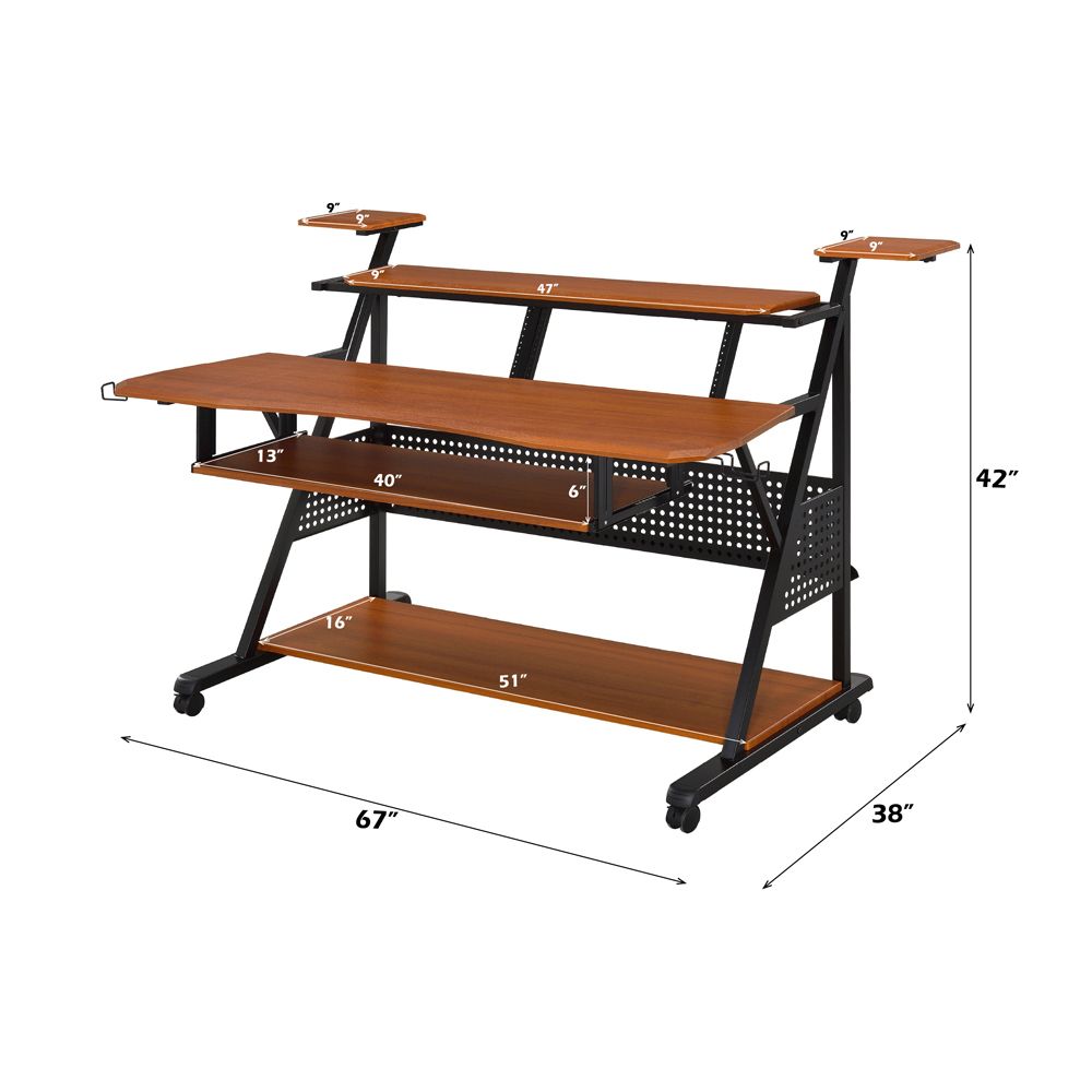 Willow Music Desk – dimensions diagram