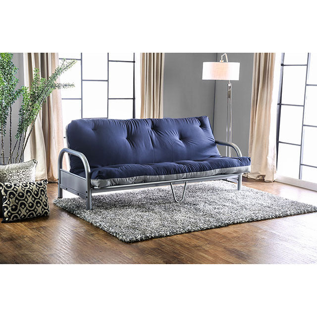 Aksel Futon Mattress, Gray/Navy - view 2