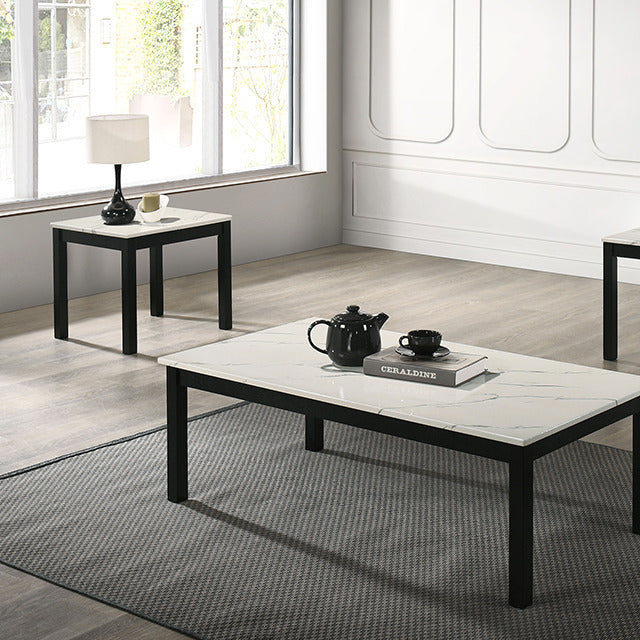 Findlay 3 Pc. Table Set, White - view 2