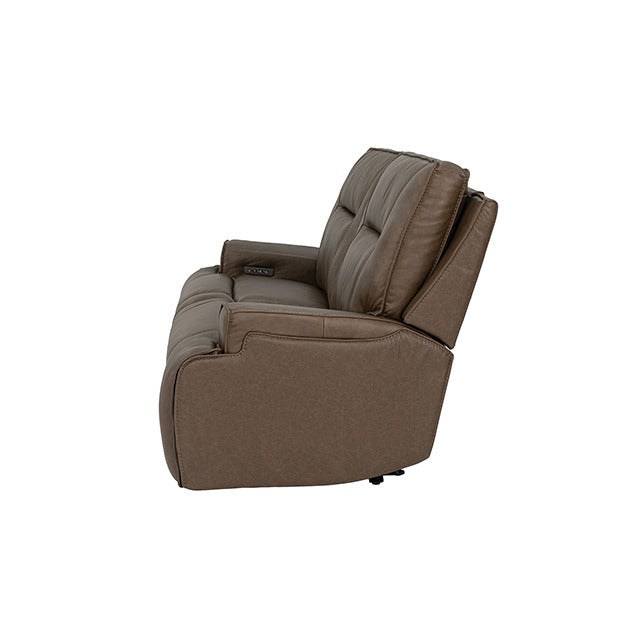 Dallas Oversized Power Sofa, Cocoa Brown - view 4
