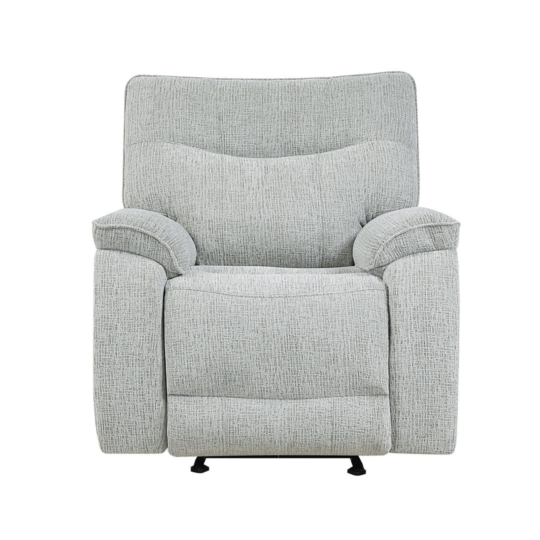Chablis Glider Recliner W/heat & Massage-Mist Gray
