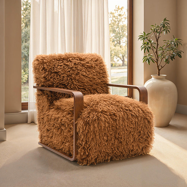 Elardo Accent Chair, Camel Brown - view 5
