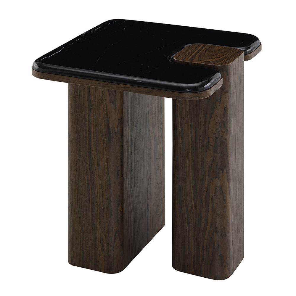 Dana End Table w/Natural Marble – view 2