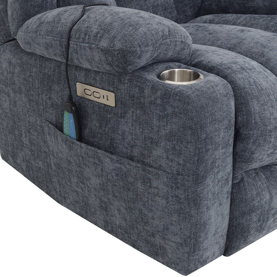 Omarion Power Recliner w/Lift, Heating & Massage – view 11