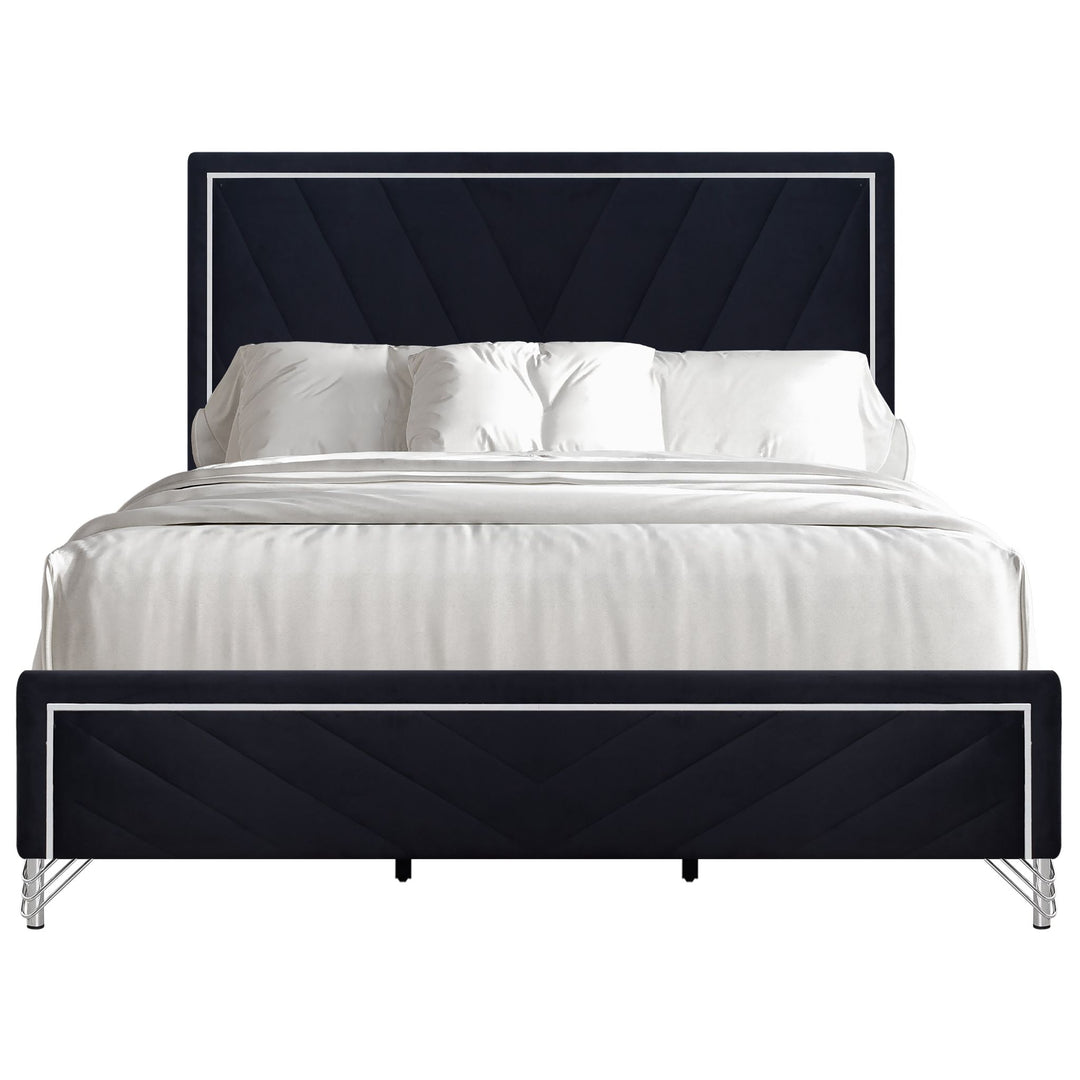 Ava 6/0 WK Panel Side Rails-Ebony