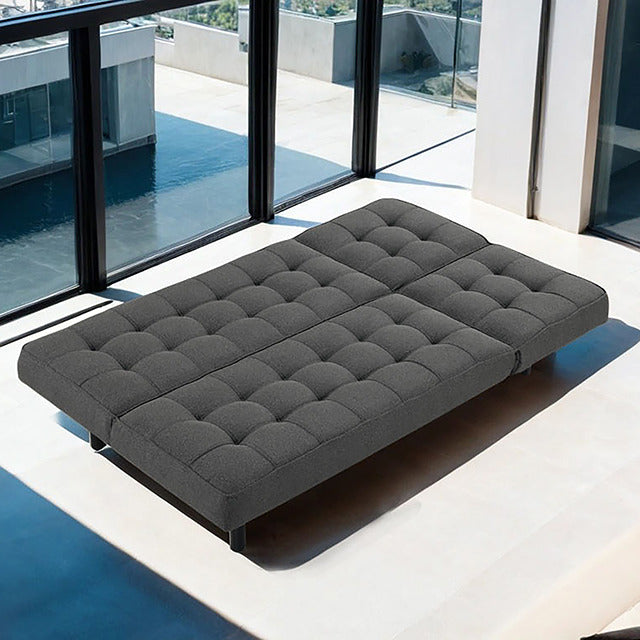 Naperville Futon Sofa, Dark Gray - view 4