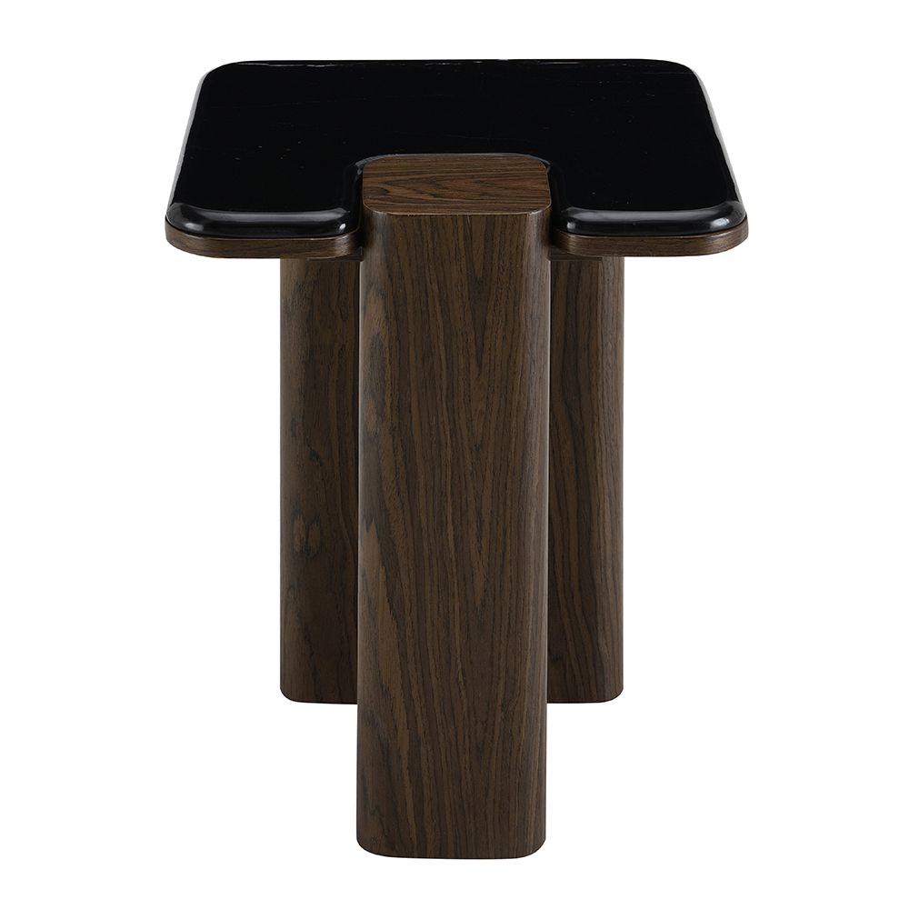 Dana End Table w/Natural Marble – view 3