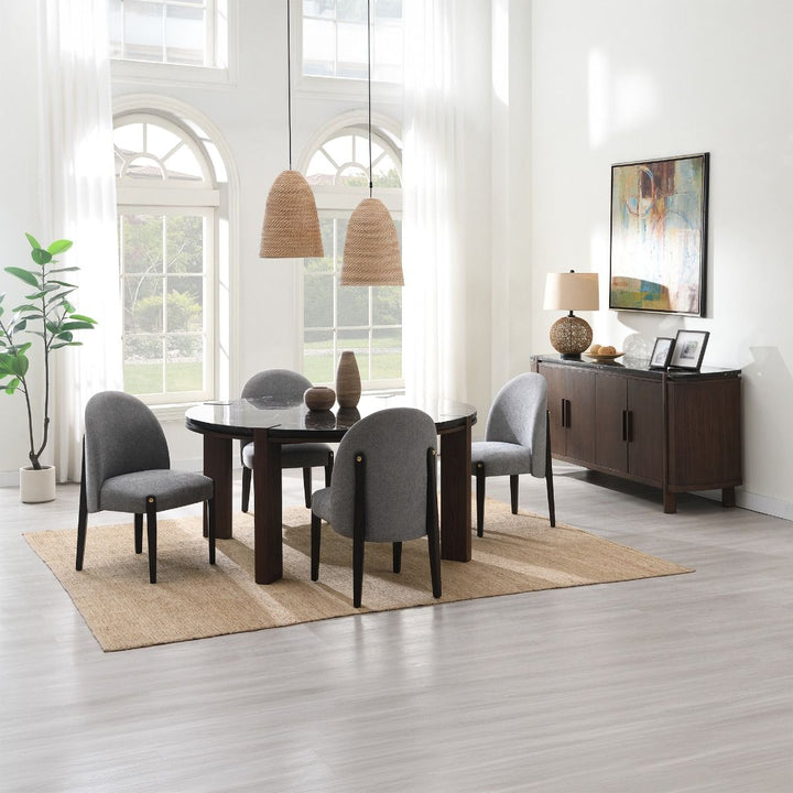 Estella Round Dining Table w/Marble Top – view 7
