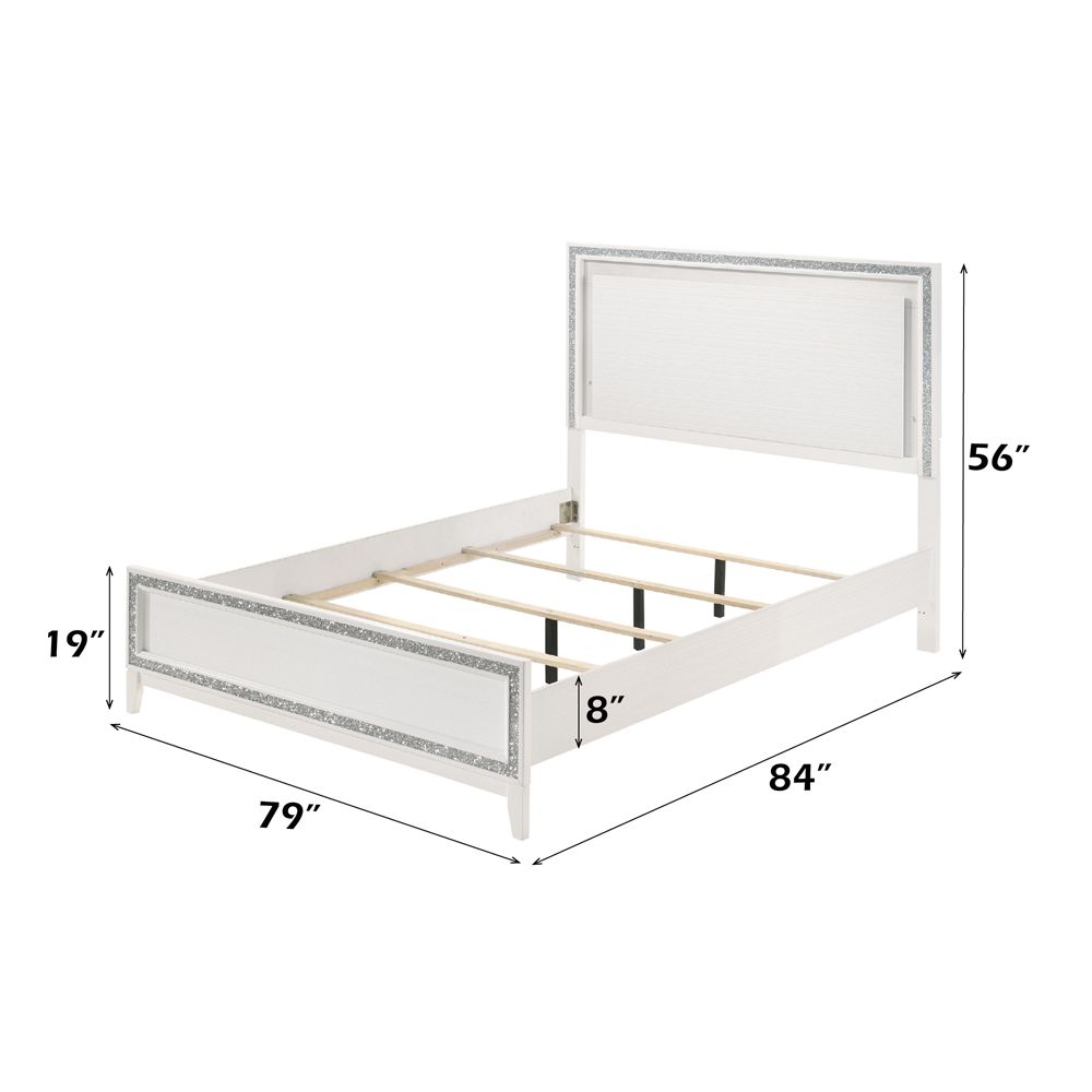 Haiden EK Bed W/Led – dimensions diagram