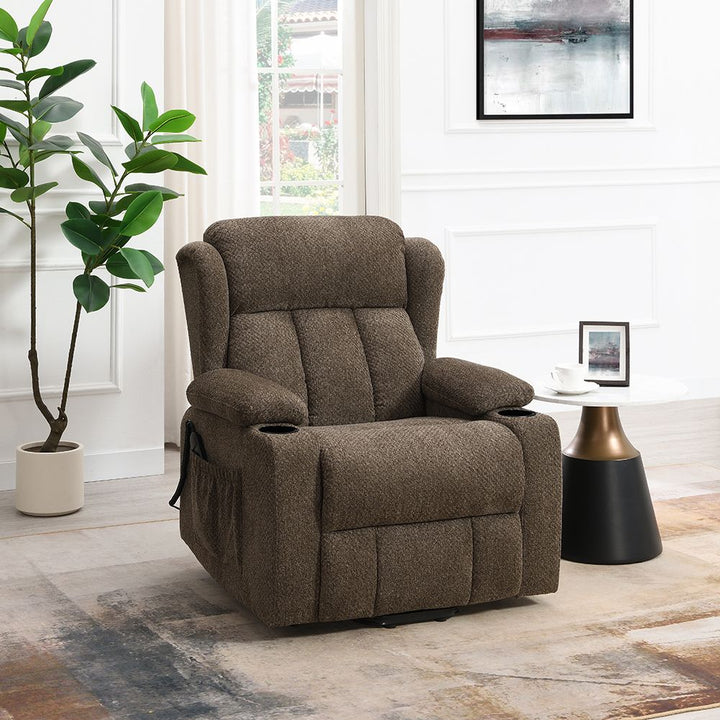 Lusio Power Motion Recliner w/Lift &amp; Cup Holder