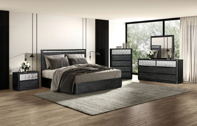 Sterling West 4 Pc Queen Bedroom Set, Ash Gray - view 9