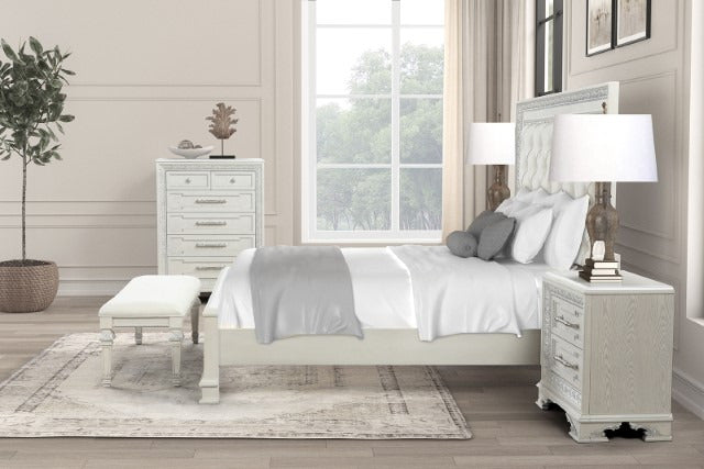 Stella Mia Bed, Creamy White - view 10