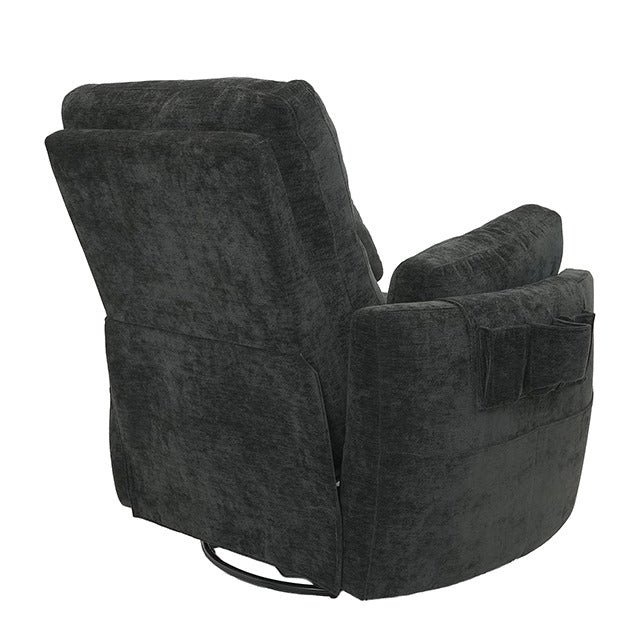 Rogers Power Recliner, Charcoal Gray - view 7
