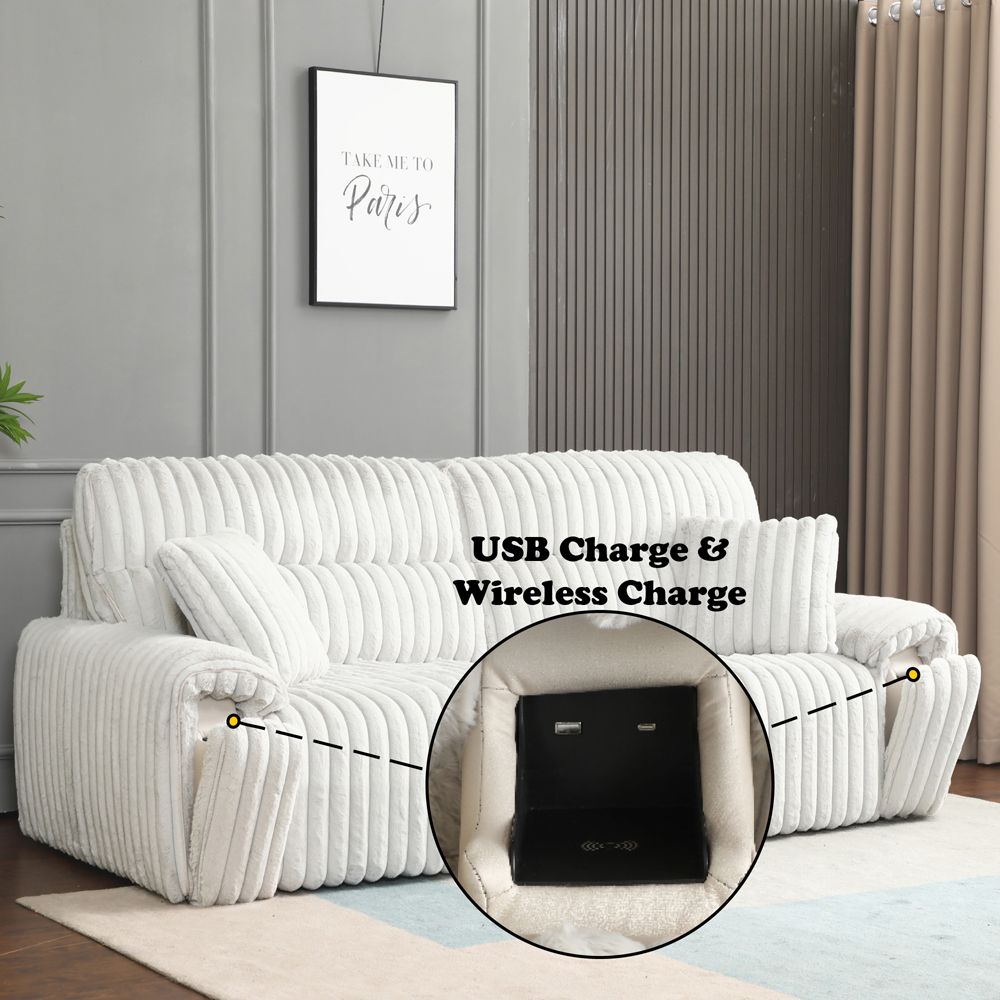 Jaya Power Motion Sofa with Sleeper & USB Port