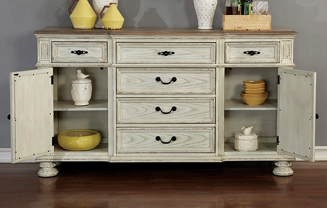 Arcadia Server, Antique White - view 3
