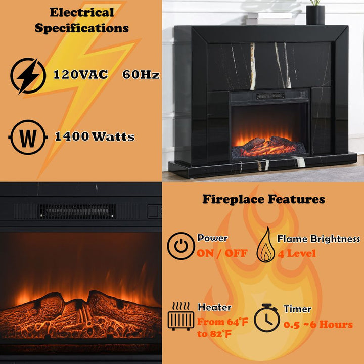 Drisana Fireplace – features callout