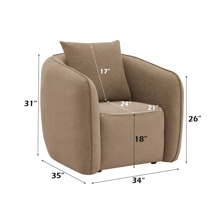 Keith Chair w/Pillow – dimensions diagram